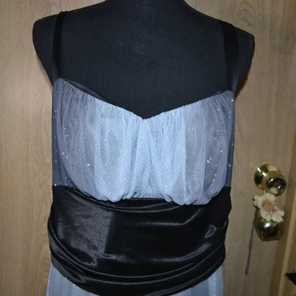 Collection Dressbarn Dreamy Romantic Sparkly Ombre Evening Event Party Dress - Picture 4 of 11